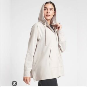 Athleta Women's  Glacier Handkerchief Poncho Hoody oversized Outdoor  XS